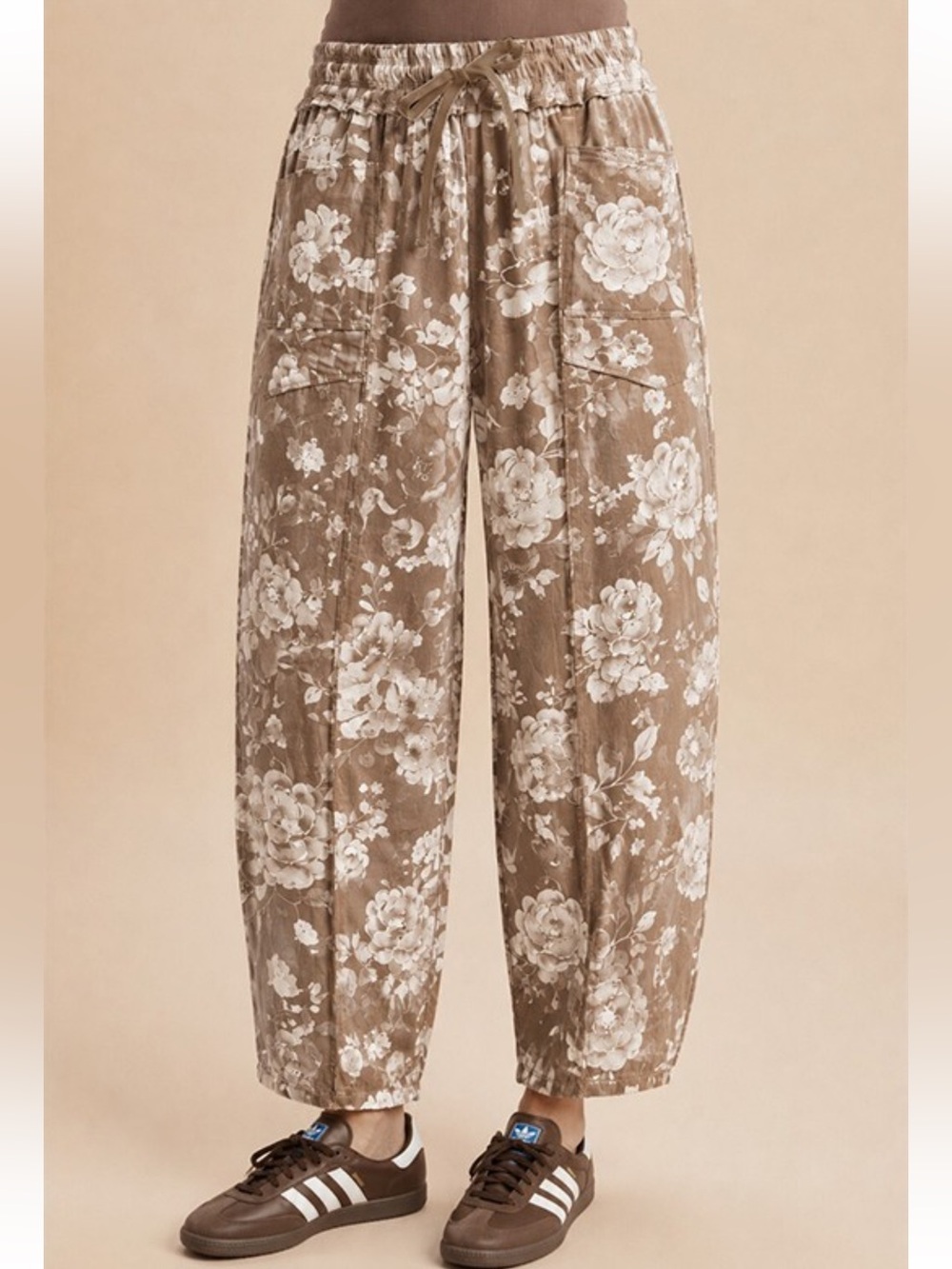 310 ❤️ MINERAL WASH BARREL FIT UTILITY KNIT
PANTS